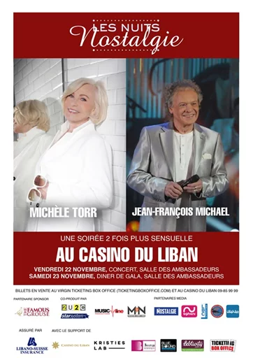 Michele Torr-Jean Francois Michael at Casino du Liban